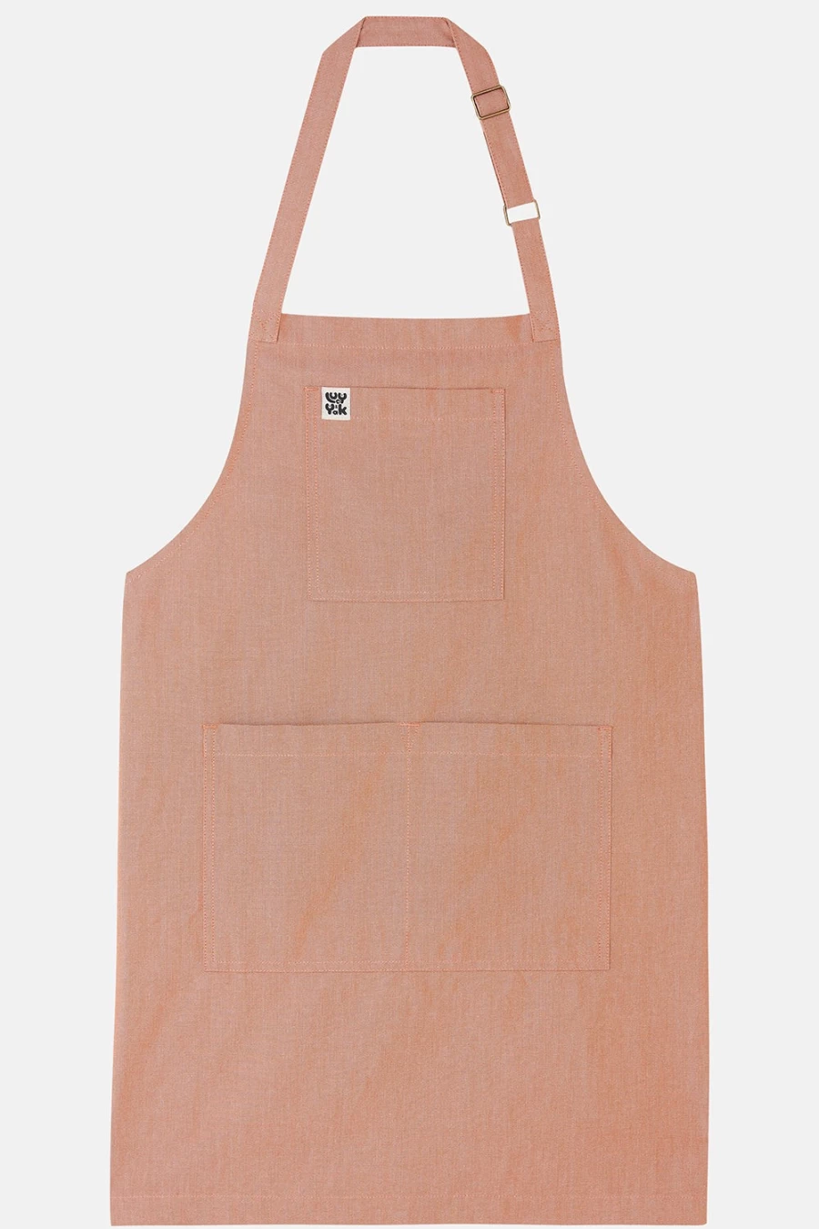 Lucy & Yak Women's Rust Chambray Apron - Vintage Deadstock Fabric Ada Style