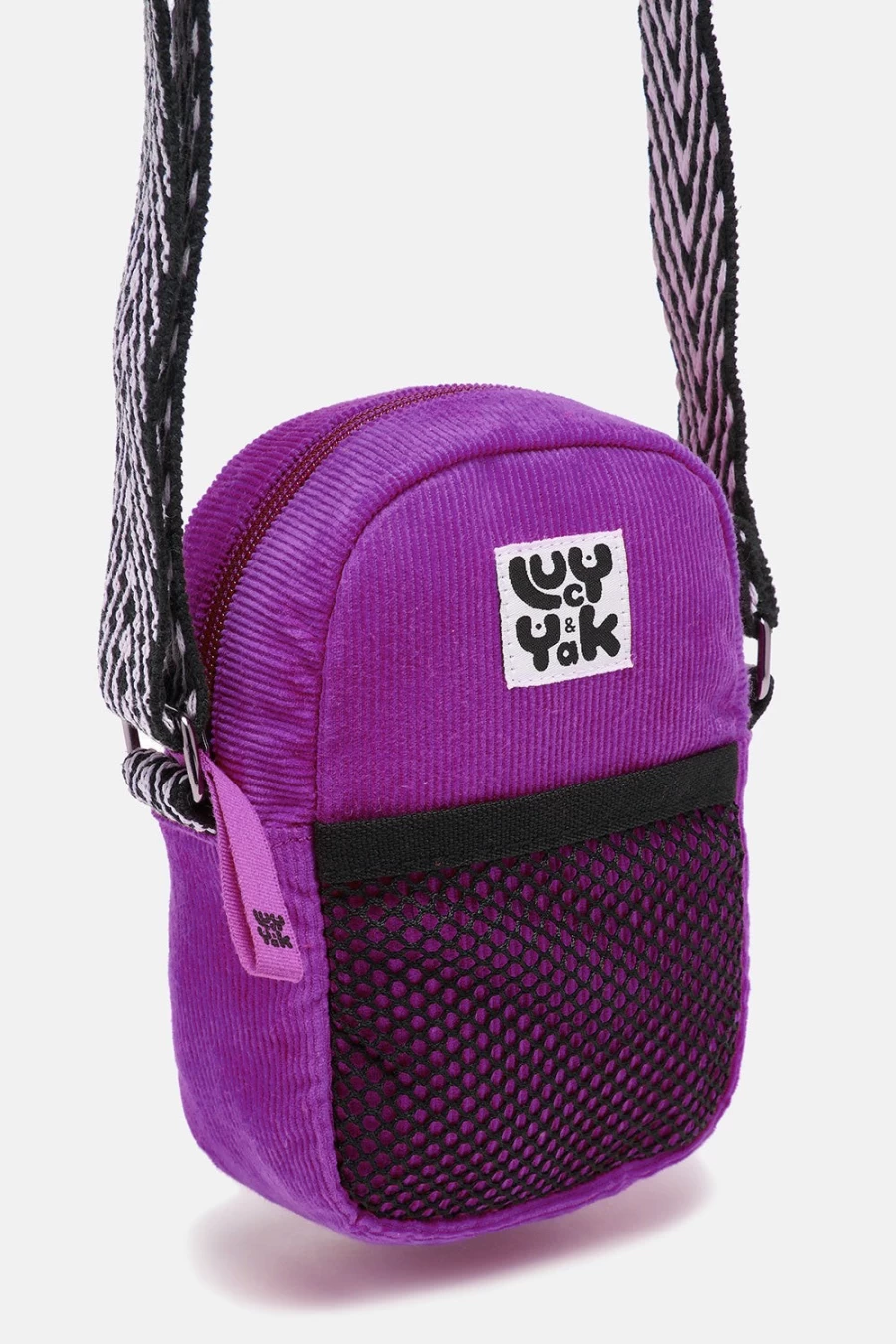 Lucy & Yak Women's Hollyhock Purple Organic Corduroy Brady Bag