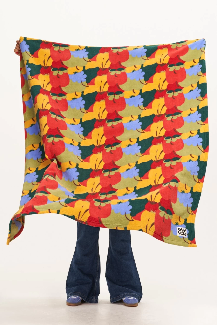 Lucy & Yak Women's Fruity Recycled Fleece Blanket - Eco-Friendly Bottle Material