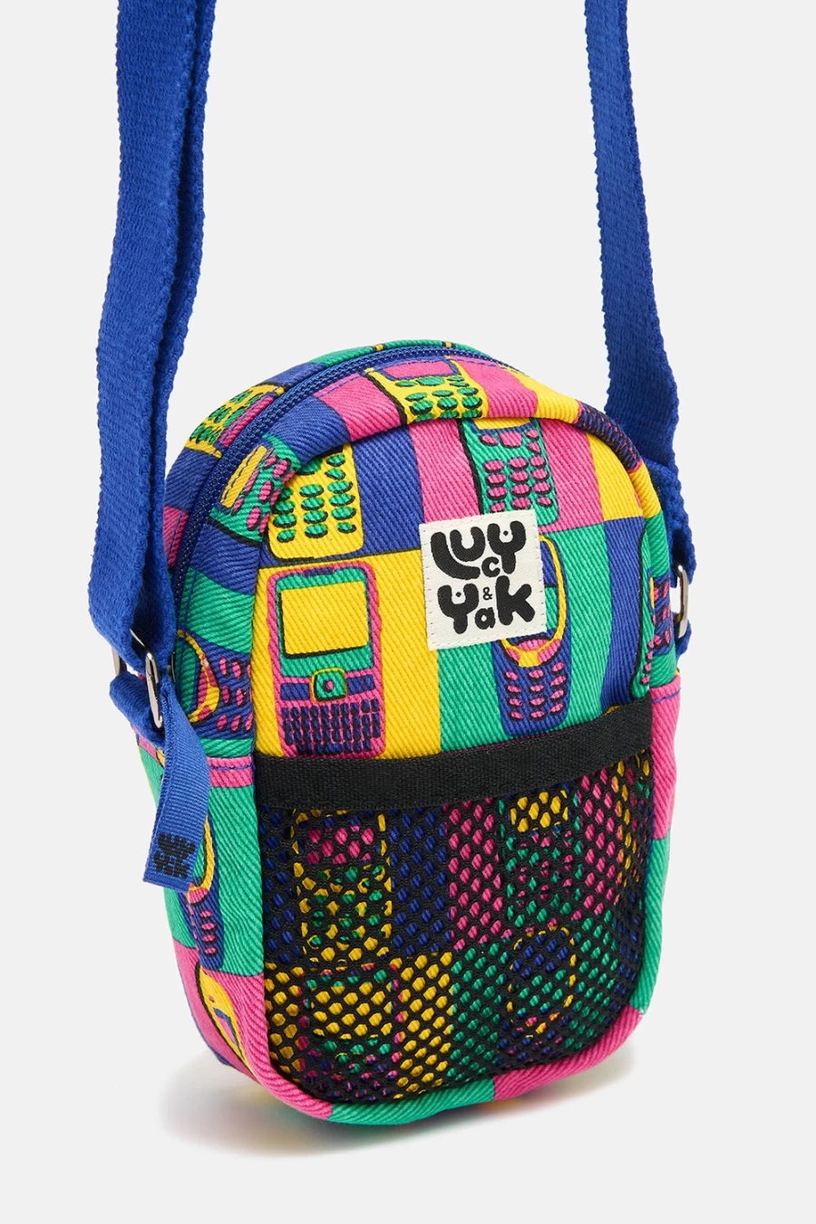 Lucy & Yak Women's Brady Bag - Cotton Twill Phone A Friend Crossbody Bag