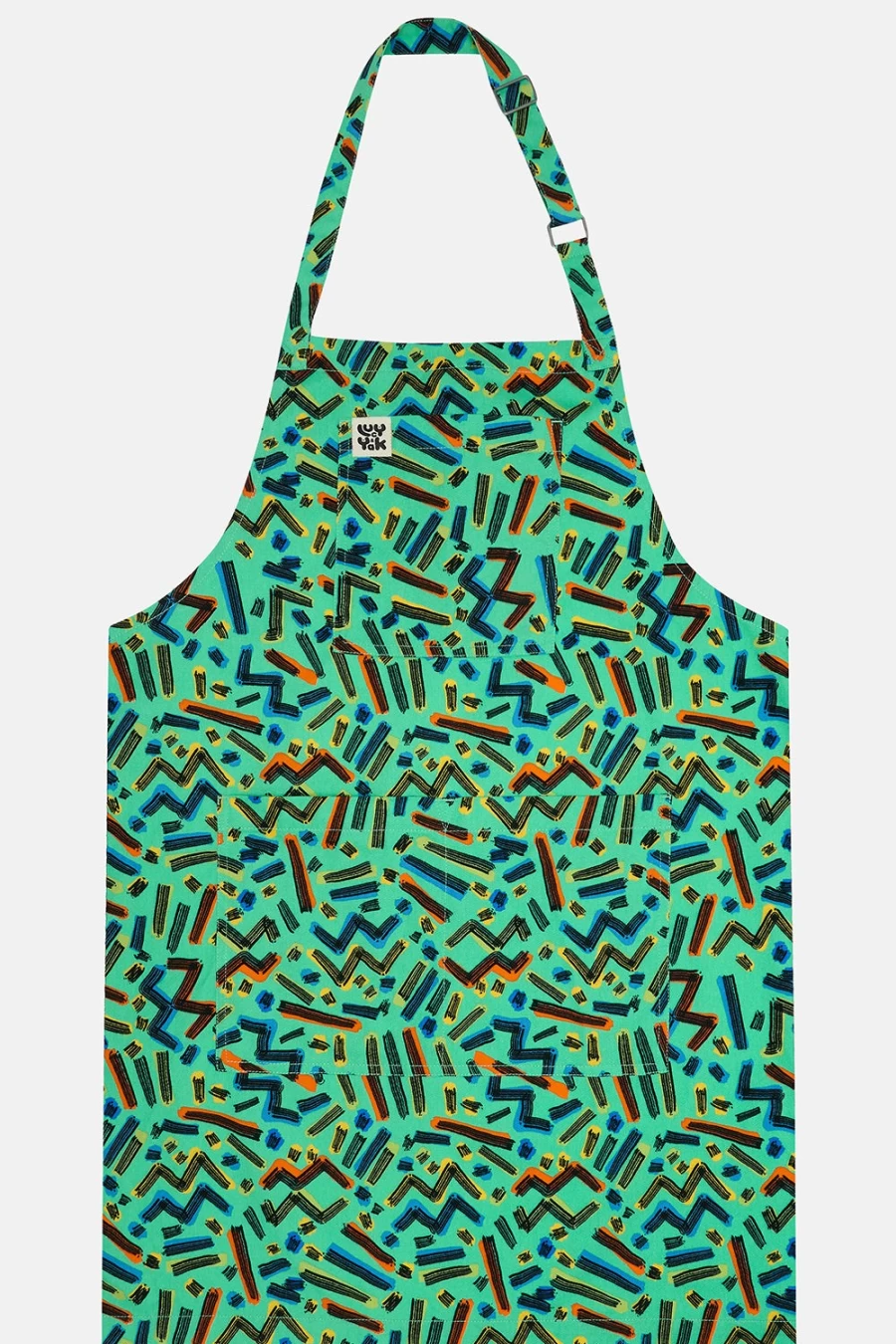 Lucy & Yak Women's Ada Apron - Vintage Deadstock Fabric with Unique Paint Mark Print, Sustainable Fashion
