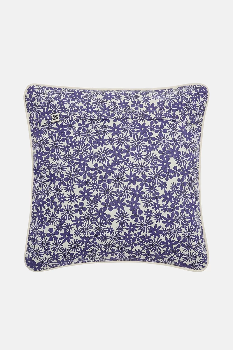"Lucy & Yak Women's Cushion Cover - Daisy Tay Deadstock Fabric Eco-Friendly Home Decor"