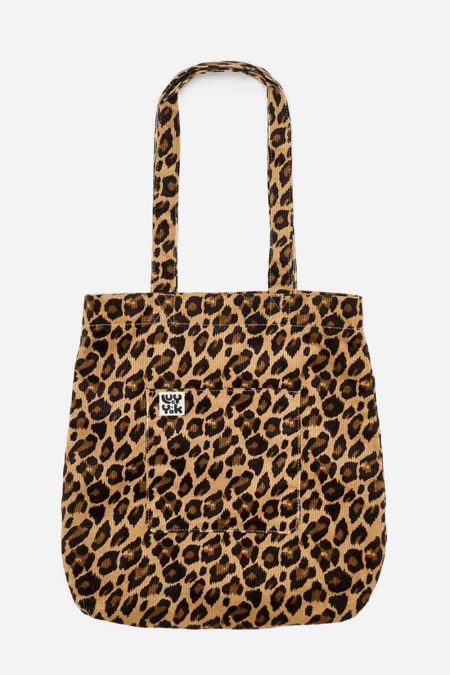 "Lucy & Yak Women's Organic Corduroy Tote Bag - Leo Design"