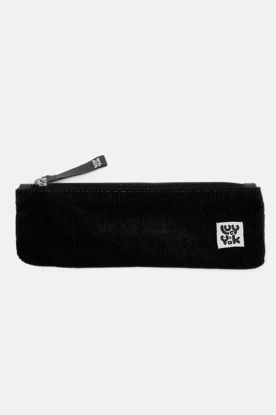 Lucy & Yak Women's Organic Corduroy Pierra Pouch - Black Eco-Friendly Handbag