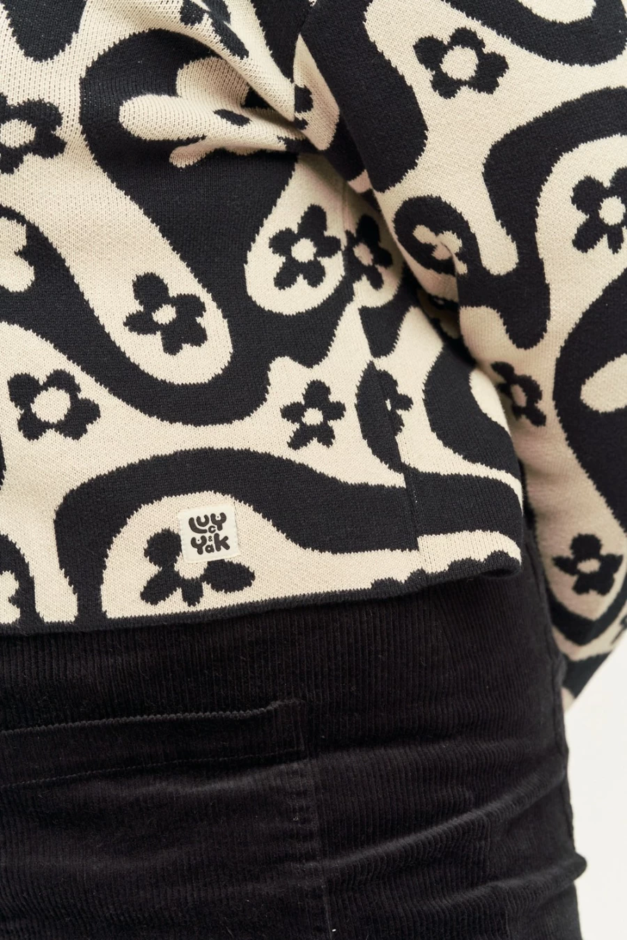 Lucy & Yak Women's Toni Roll Neck Jumper - Organic Cotton Sweater