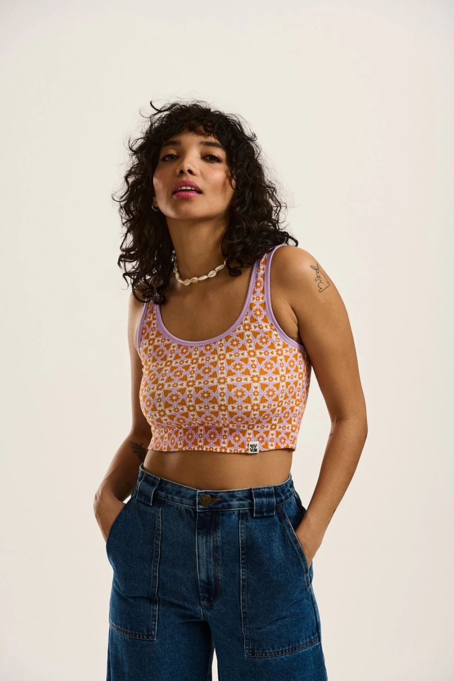 Lucy & Yak Women's Alora Vest Top - Organic Cotton & Lenzing™ Ecovero™ Sustainable Casual Wear