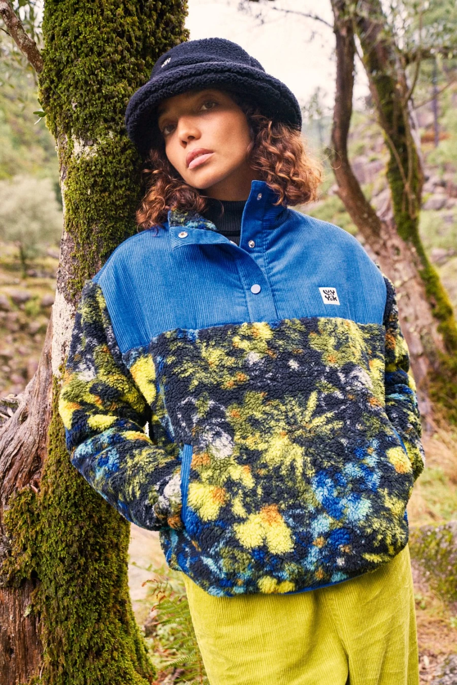 Lucy & Yak Women's Nico Corduroy Jacket - Sustainable Fleece Made from Recycled Bottles