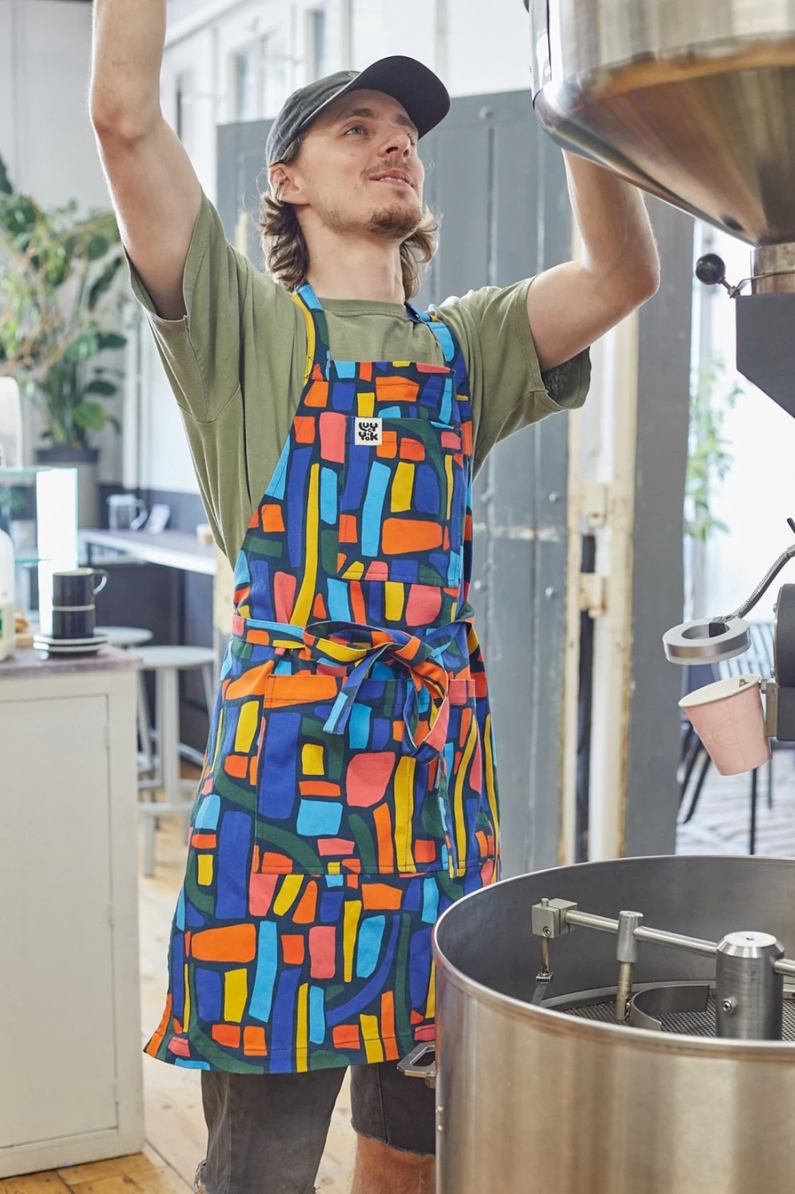 Lucy & Yak Women's Ada Apron - Claire Ritchie & Deadstock Fabric Design