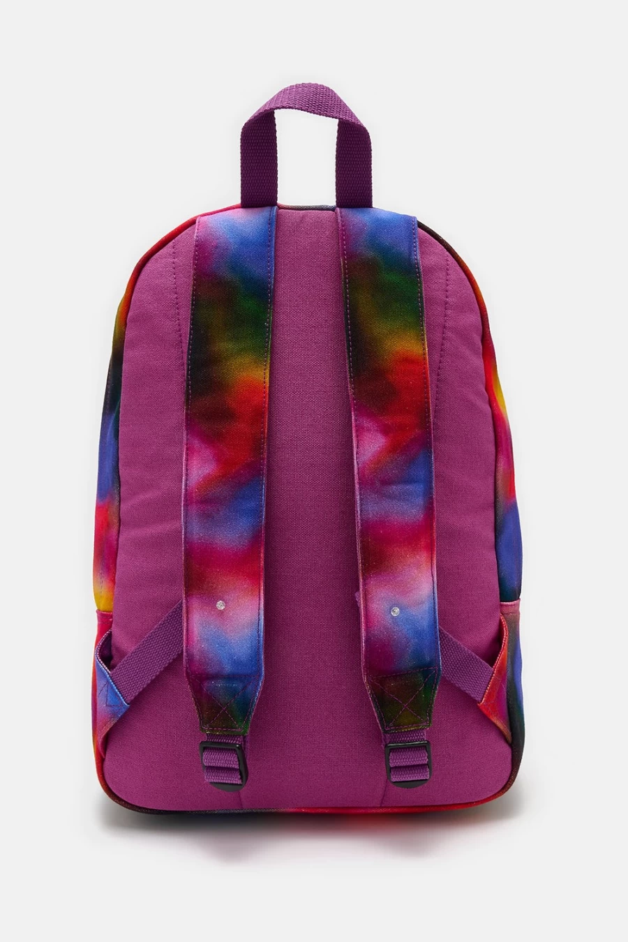 Lucy & Yak Women's Kellie Backpack - Cotton Canvas Daypack, Stylish & Functional Digital Blur Design