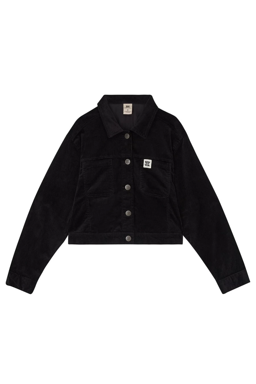 Lucy & Yak Women's Black Organic Corduroy Cropped Jacket - ROXY Style