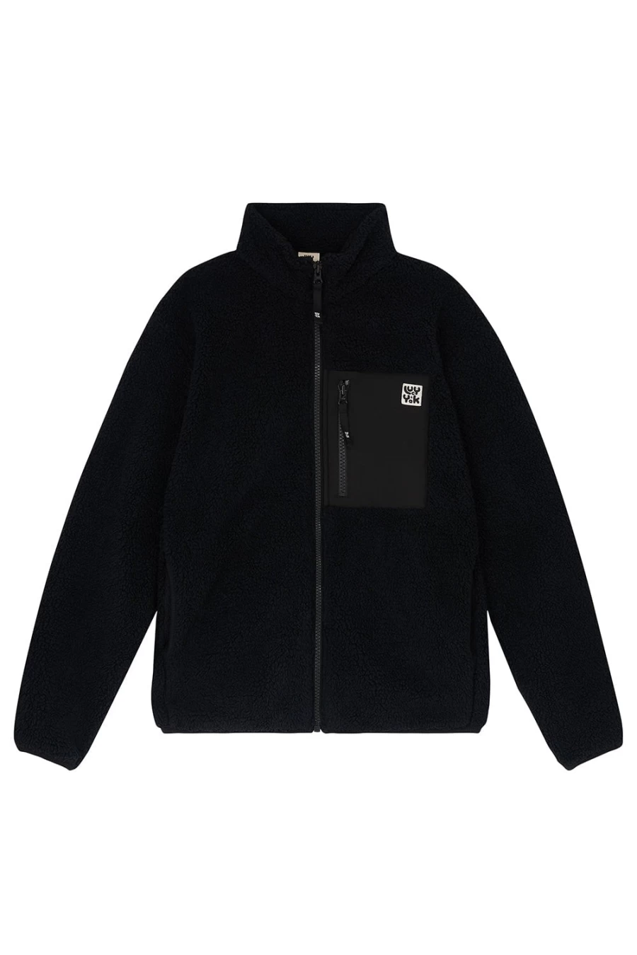 Lucy & Yak Women's Harper Fleece Jacket - Sustainable Black Recycled Bottle Material