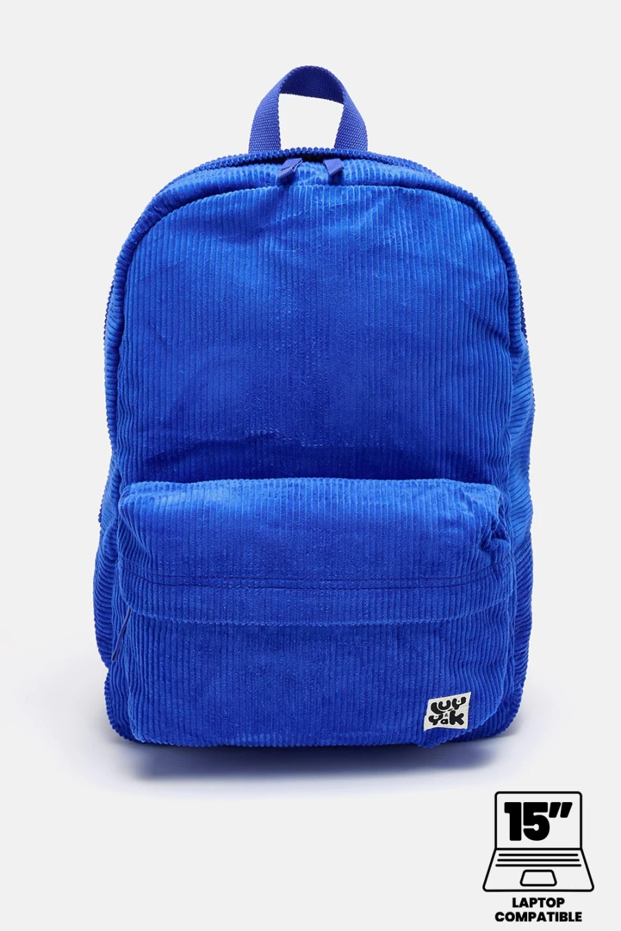 Lucy & Yak Women's Kellie Backpack - Organic Corduroy, Cobalt Blue, Sustainable Fashion