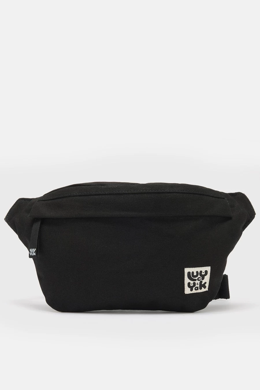 Lucy & Yak Women's Brodie Bumbag - Black Cotton Canvas Crossbody Bag
