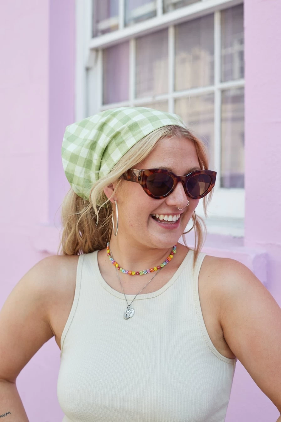 Lucy & Yak Women's Ramble Headscarf - Vintage Deadstock Fabric Wrap