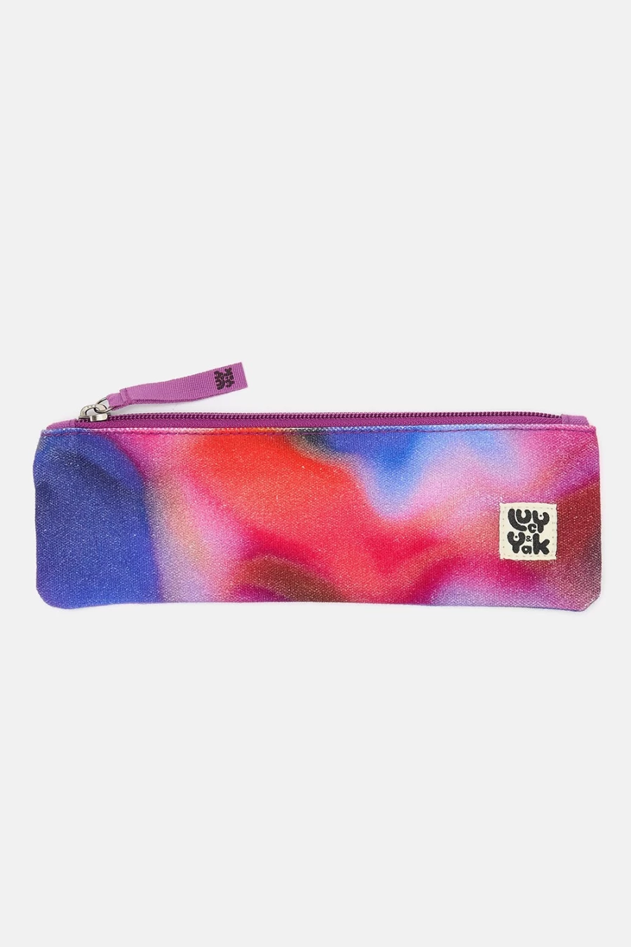 Lucy & Yak Women's Organic Twill Pierra Pouch - Stylish Digital Blur Design