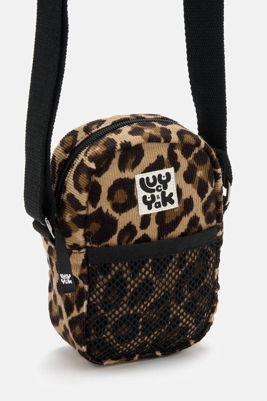 Lucy & Yak Women's Brady Bag - Organic Corduroy Leo Print Tote for Women