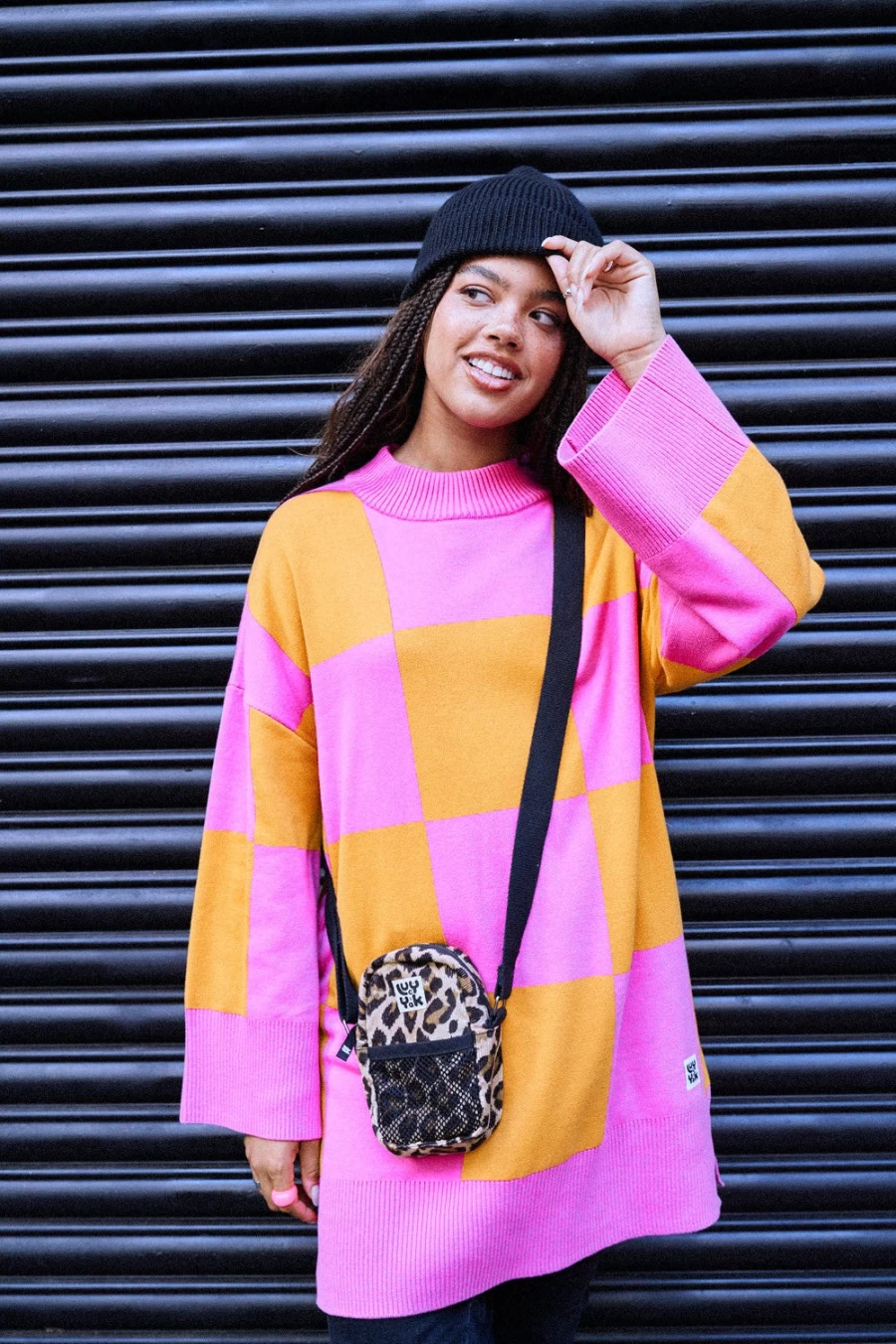 Lucy & Yak Women's Alba Oversized Jumper - Organic Cotton Axel Style