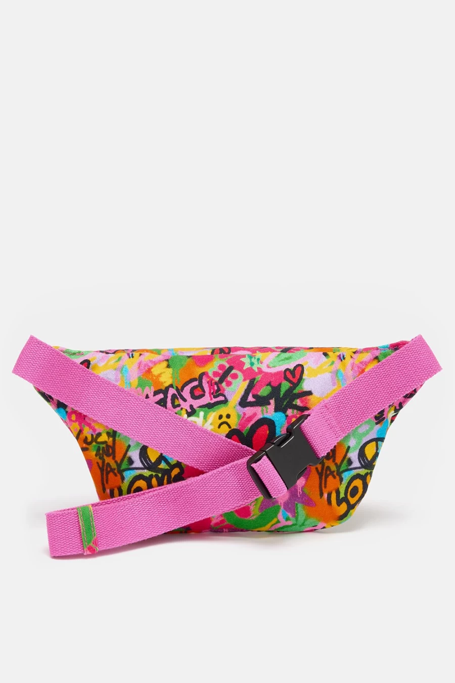 Lucy & Yak Women's Brodie Bag - Organic Canvas Graffiti Print Tote, Eco-Friendly & Stylish
