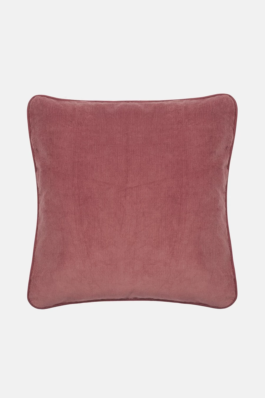 Lucy & Yak Women's Ash Pink Cord Cushion Cover - Sustainable Deadstock Fabric Home Decor