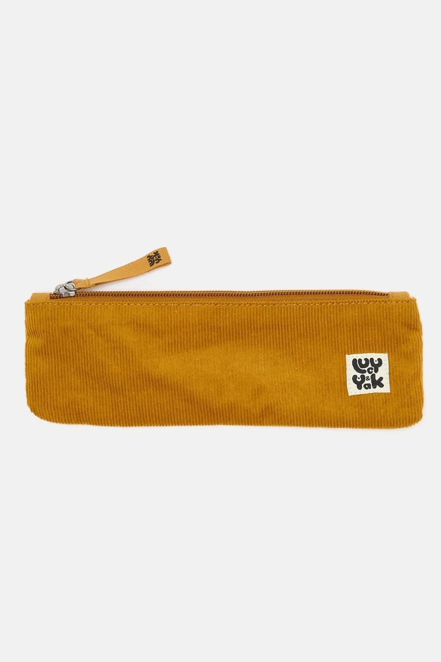 Lucy & Yak Women's Mustard Organic Corduroy Pierra Pouch