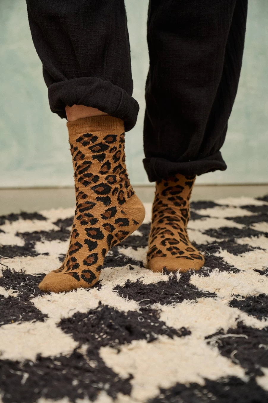 Lucy & Yak Women's Leo Organic Cotton Socks - Jojo Style